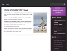 Tablet Screenshot of metaldetectors.org