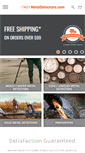 Mobile Screenshot of metaldetectors.com